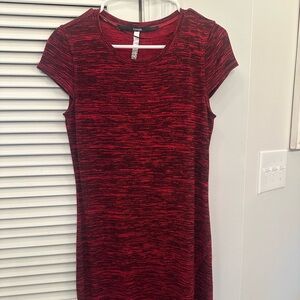Red Cotton Kensie dress